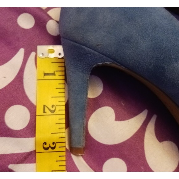 Michael Kors‎ Dusty Blue Suede Leather Alina Flex Pumps Heels, Size 6 - Picture 6 of 6